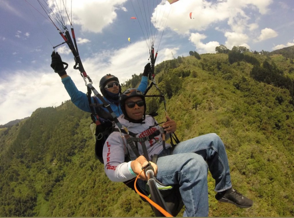 along trip on mountains